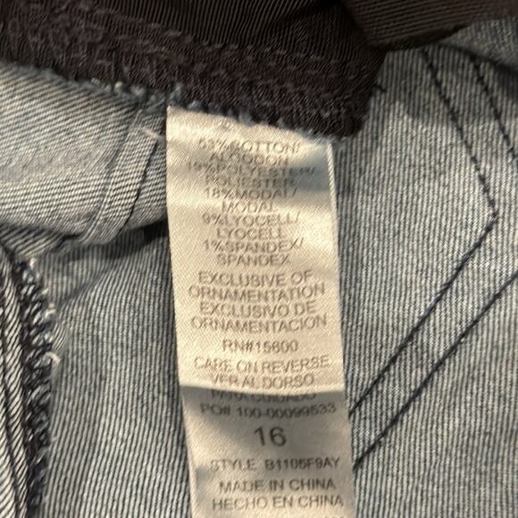 Democracy Women's Ab Solution Jegging Medium Wash Size 16 - Picture 8 of 9